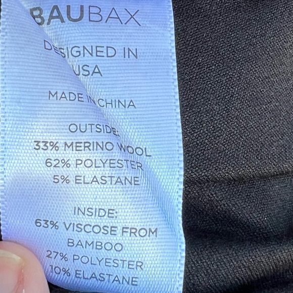 NWT sz12 BauBax Tapered Travel Pants - Picture 8 of 15